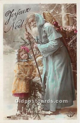 Santa Claus Postcard Old Vintage Christmas Post Card Santa Claus Christmas, P...