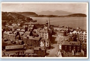 Argyll and Bute Scotland Postcard Oban and the Sound of Kerrera 1953 RPPC Photo