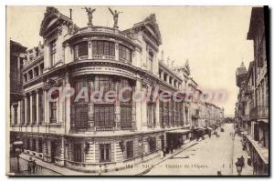 Postcard Old Nice Theater of Opera