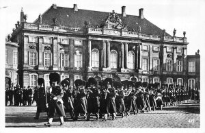 RPPC, Copenhagen Denmark   ROYAL GUARDS PARADE At Amalienborg Palace   Postcard