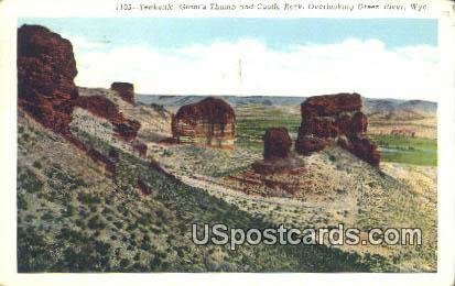 Teakettle, Giant's Thumb & Castle Rock - Green River, Wyoming