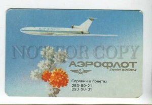 3111138 RUSSIA AEROFLOT Advertising Old Aeroflot calendar 