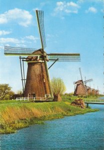 Windmills Set containing six (6) nice modern photo  postcards
