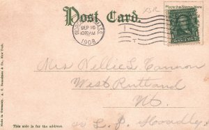 Vintage Postcard 1908 City Hospital Building Worcester Massachusetts Structure