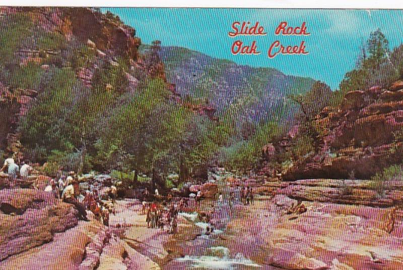 Arizona Oak Creek Canyon Slide Rock 1969