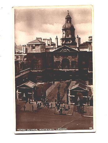 Real Photo, Horse Guards Whitehall London, England,