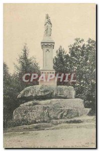 Old Postcard Monastery of Peter Vire Statue of Our Lady