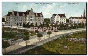 Old Postcard Partie am Amtsgericht Oberhausen