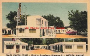 KS, Wichita, Kansas, Plaza Motor Court, Highway 81, MWM No 11,505F