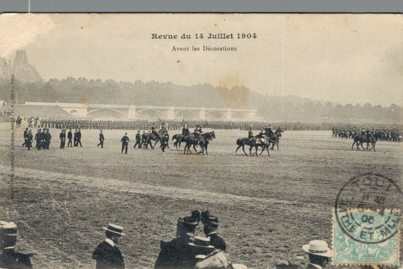 Military - Revue du 14 Juillet 1904 Avant les Décorations - Horses 04.50