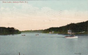 New Jersey Asbury Park Boating On Deal Lake 1909