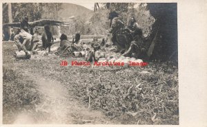 Philippines, Ganassi, RPPC, Lanao Lake, Natives Gathering Water, Photo