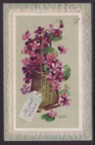 All Good Wishes,Flowers Postcard