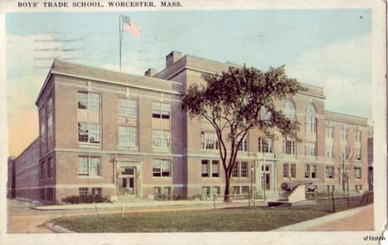 WORCESTER, MA BOYS' TRADE SCHOOL 1922