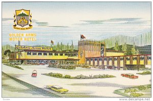 Golden Arms Motor Hotel, Eastern Gateway to the Rogers Pass & Mica Dam, Golde...