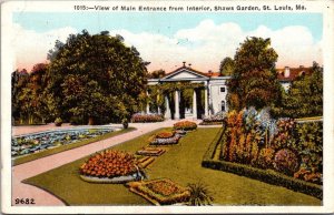 Missouri St Louis View Of Main Entrance From Interior 1925