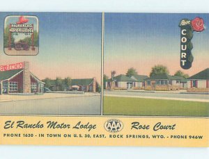 Linen MOTEL SCENE Rock Springs Wyoming WY AD9633