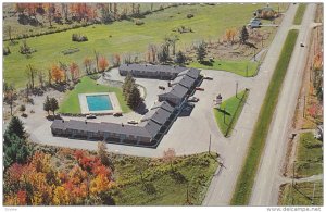 Aerial view,  Alouette Motel,  Sherbrooke Centre,  Montreal,  Quebec,  Canada...