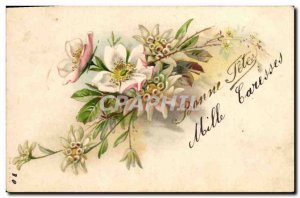 Old Postcard Fantasy Flowers