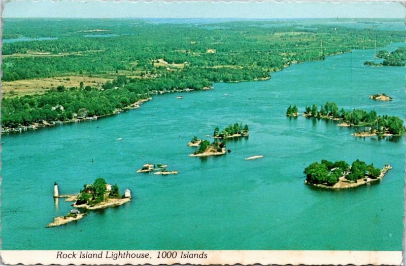 Rock Island Lighthouse, 1000 Islands, St. Lawrence Seaway, New York