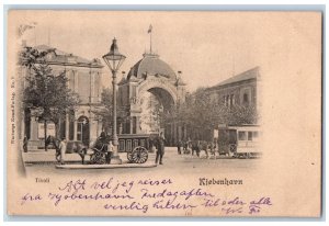 Copenhagen Denmark Postcard Tivoli Theme Park Arch Entrance 1902 Posted