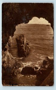 PORT HARFORD, CA California~FISHERMANS ROCK San Luis Obispo County 1910 Postcard