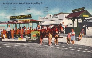 Postcard New Victorian Transit Tour Cape May NJ New Jersey