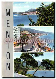Modern Postcard The French Riviera Menton