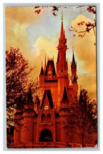 Vintage 1975 Postcard Walt Disney World Cinderella Castle Fantasyland
