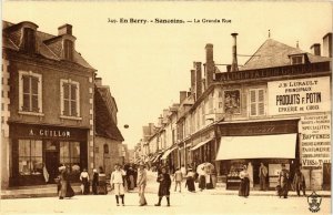 CPA En Berry. SANCOINS La Grande Rue (863340)