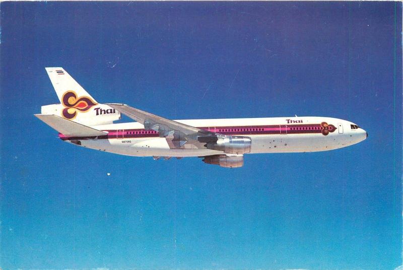 Thai Air Lines DC-10-30 Plane Smooth as silk