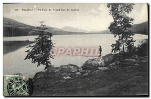 Old Postcard Dauphine Au Bord Grand Lake Laffrey
