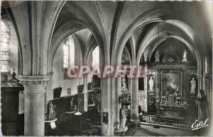 Postcard Modern Mennecy S and O The two naves of the Church end of the twelft...