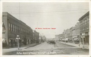 MT, Kalispell, Montana, RPPC, Main Street, Business Section, 1926 PM,Photo No 20