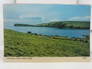 Vintage Postcard Lambhoga Fetlar Shetland 1960s /1970s photo by Roderick Thorne