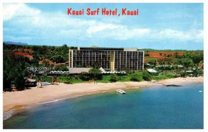 Kauai Surf Hotel Kauai Hawaii Postcard Posted 1965