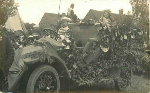 Strattford on Avon UK Parade Auto C-1910 RPPC Photo Postcard 21-9198