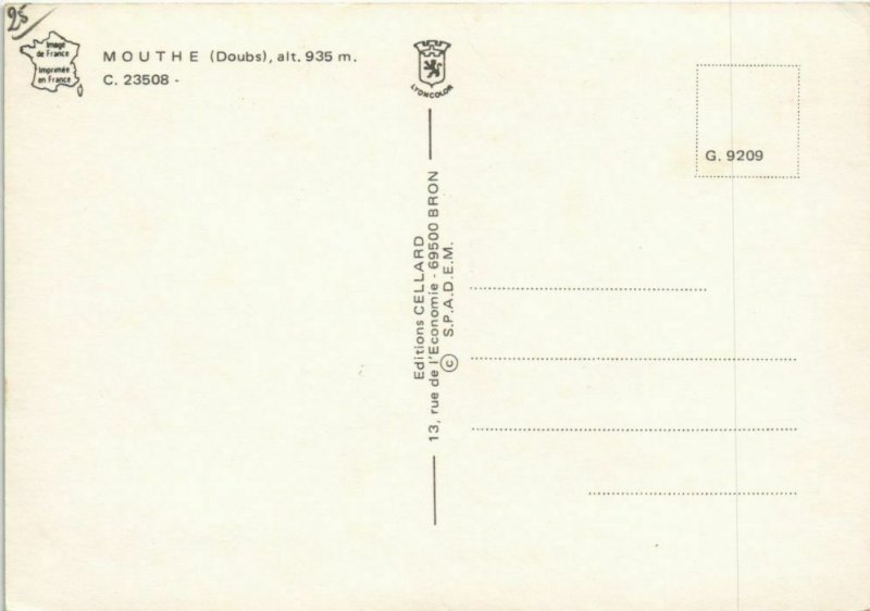 CPM MOUTHE et la Source du Doubs - Scenes (1197129)