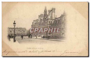 Paris Old Postcard L & # City 39hotel