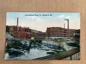 Rumford Maine DPO 1908-1910 Published by Frank M. TaylorInternational Paper Co.