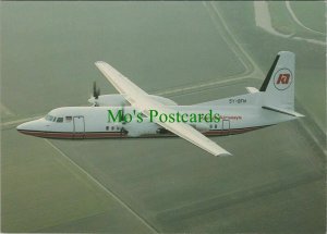 Aviation Postcard - Fokker 50 Kenya Airways 5Y-BFM Aeroplane RR11731