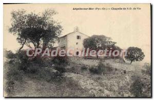 Postcard Argeles Sur Mer Old Chapel