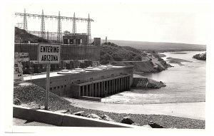 RPPC Postcard Entering Arizona State Line Colorado River