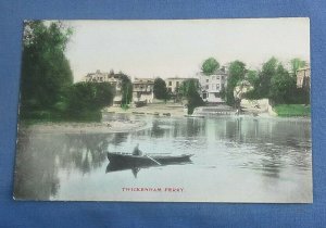 Vintage Postcard Twickenham Ferry  Postmarked 1905  H1H