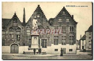 Postcard Old Place Memling Bruges