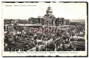 Old Postcard Panorama Brussels Palace of Justice