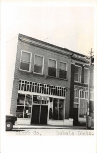 F38/ Dubois Idaho RPPC Postcard c1950s Clark County Court House