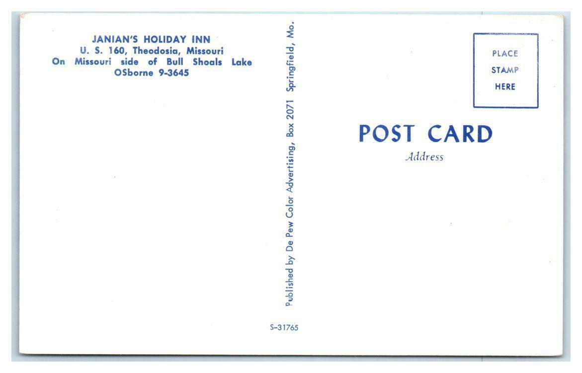 THEODOSIA, Missouri MO Bull Shoals Lake JANIAN'S HOLIDAY INN Burros