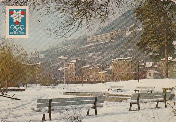 France Grenoble Parc de Ille Verte et Batiments Universitaires de Rabot 1968