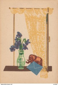 Elephant Toy & Vase , 1920-30s